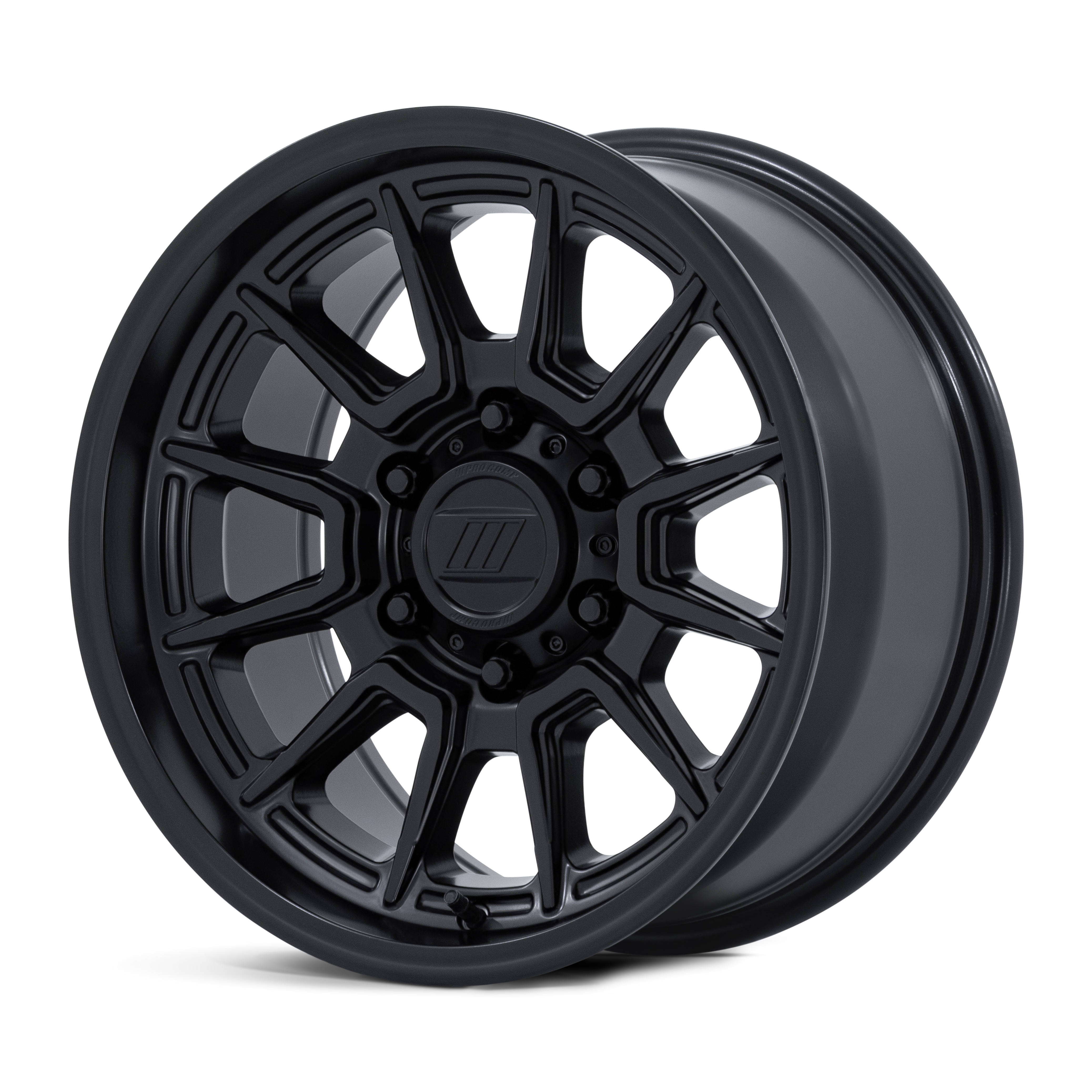 Pro Comp PA209  Wheel, 17X8.5 with 6×139.7 Bolt Pattern – MATTE BLACK – PA209MX17856800 view 2